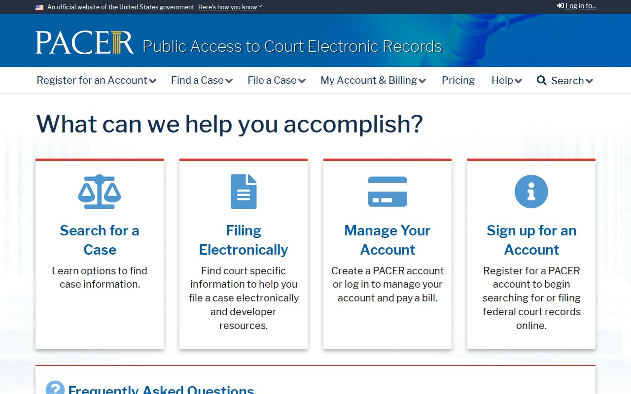 PACER search for federal criminal court cases from DeSoto County